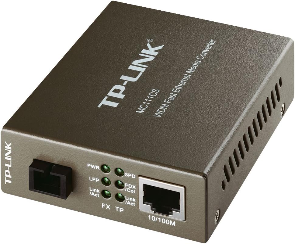 TP-Link Convertisseur de média WDM 10/100 Mbps (MC111CS)