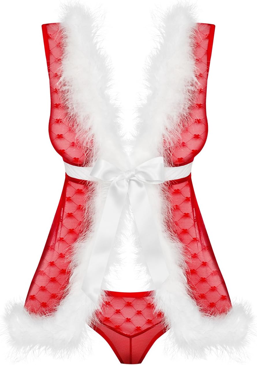 Obsessive Santacutie – Déshabillé sexy Mère Noël rouge L/XL