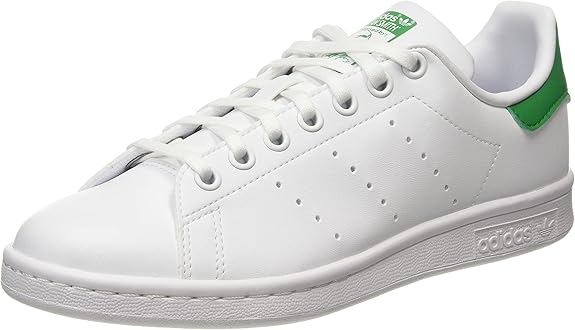 adidas Stan Smith enfant mixte, Cloud White/Cloud White/Green, 28,5 EU