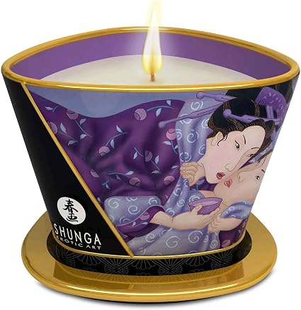 Shunga Bougie de Massage Désir Lueur & Caresse Fruit Exotique