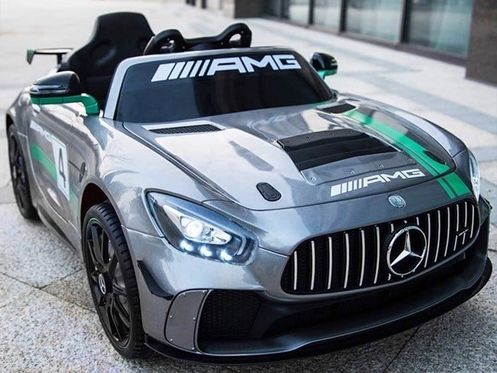 Véhicule À Batterie Mercedes-Benz Gt4 Amg Avec Écran Mp4 Et Bien Plus Encore !
