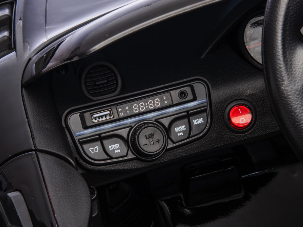 Porsche Spyder Rs, Voiture À Batterie Pour Enfants De 12 Volts, Pneus En Caoutchouc, Siège En Cuir Et Plus Encore !