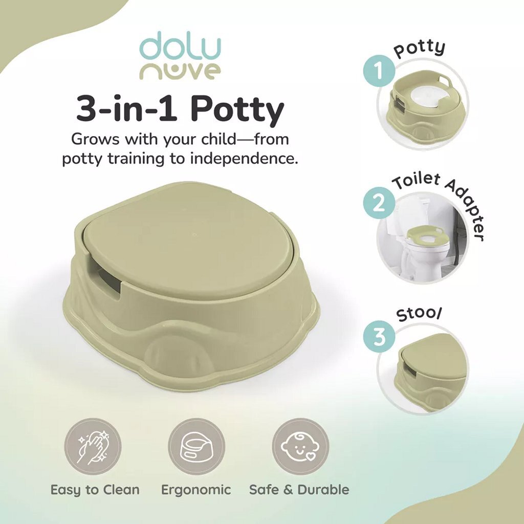 Dolu 3In1 Plaspotje Pastelgroen