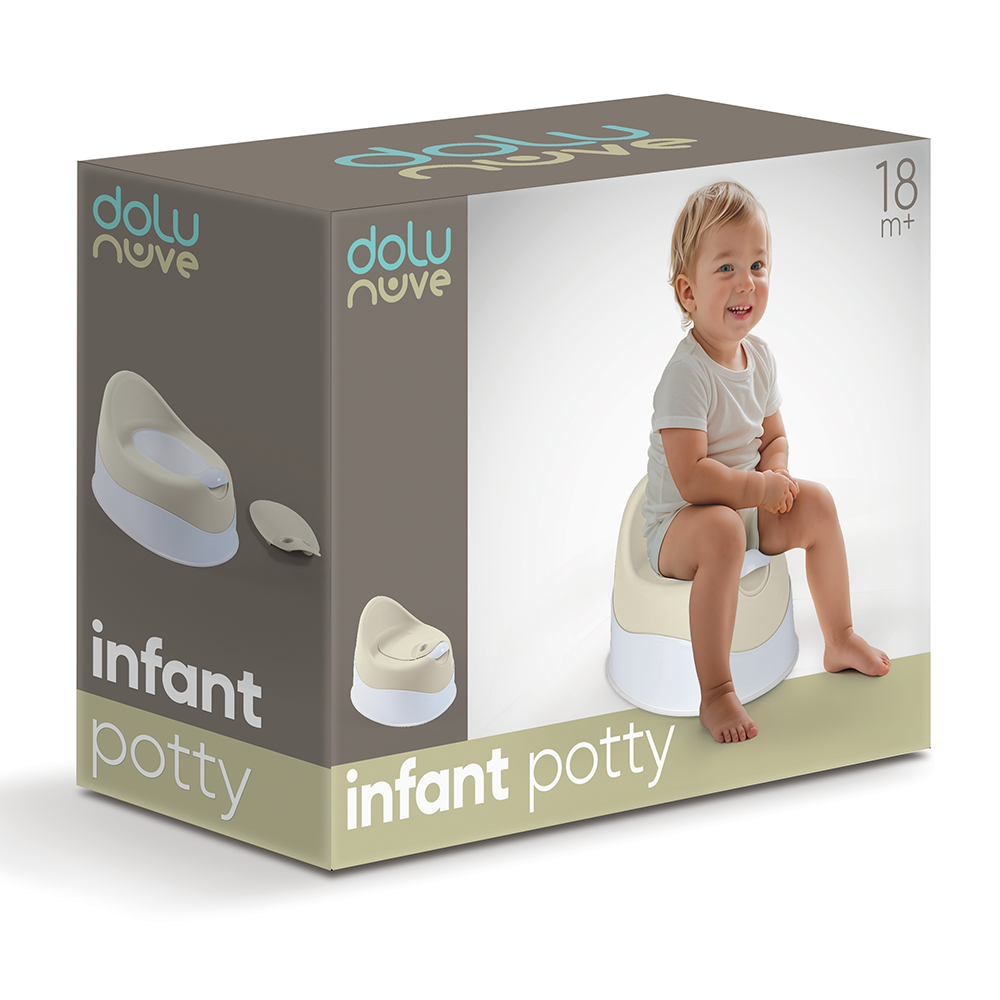 Dolu My First Wc Leerpotje Beige/Zand