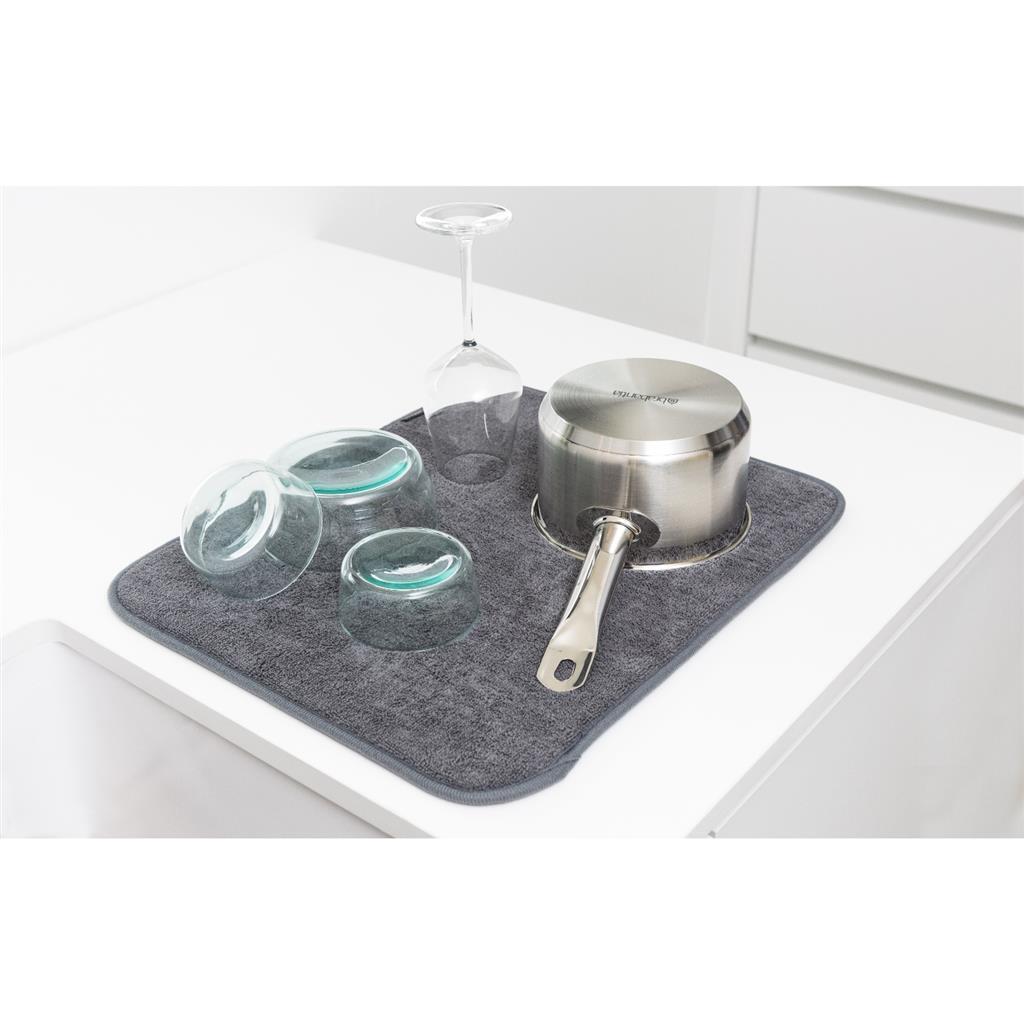 Brabantia Sinkside Microvezel Afdruipmat 47X40 Cm Grijs