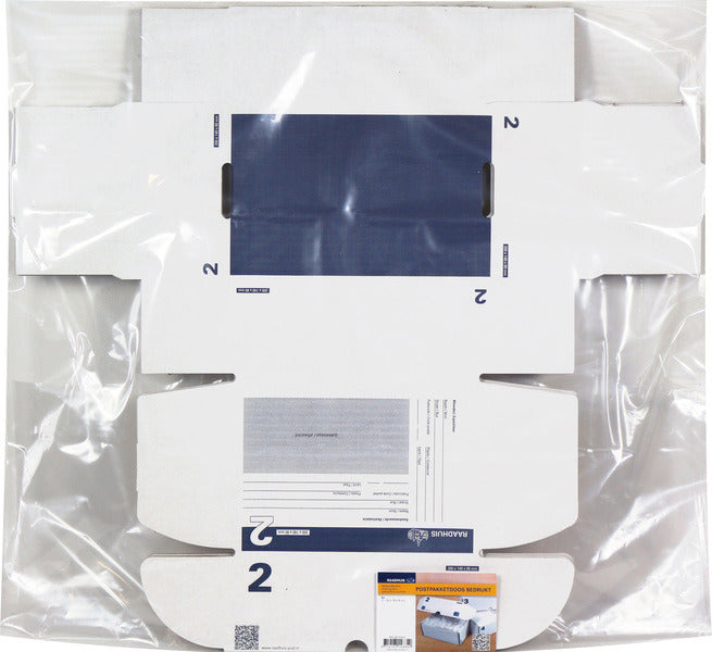 Raadhuis Rd-351119-5 Postpakketdoos 2 200X140X80Mm Bedrukt 5 Stuks