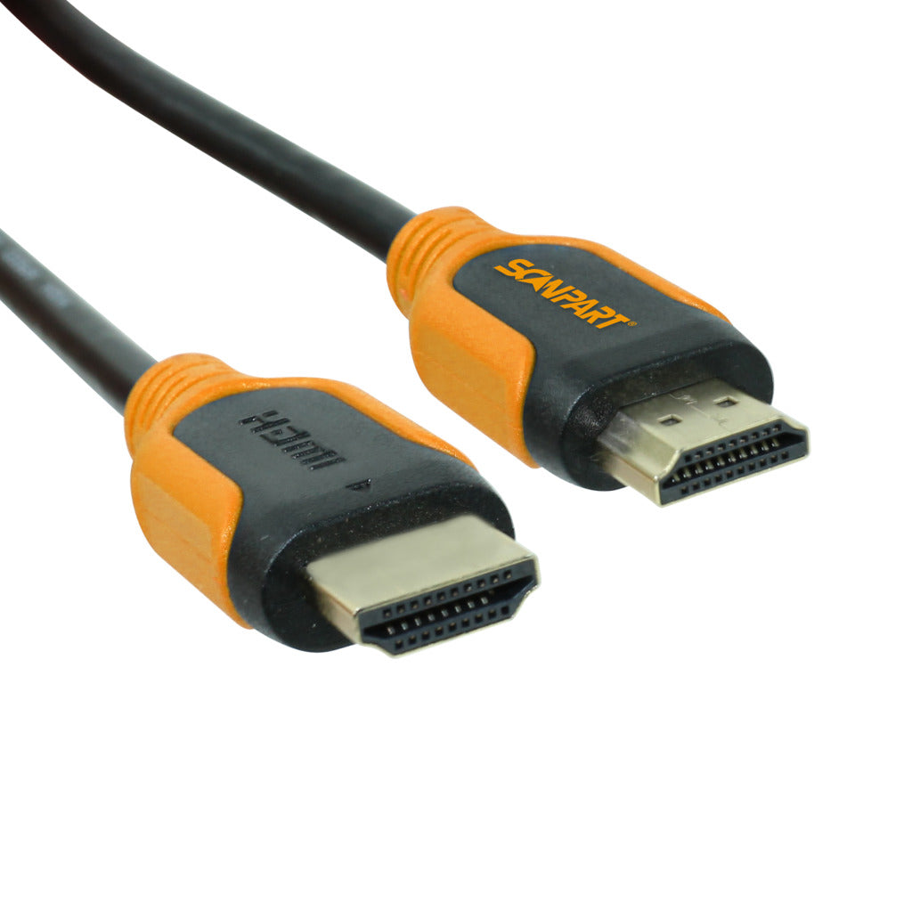 Scanpart Hdmi Kabel 3 M Oranje/Zwart