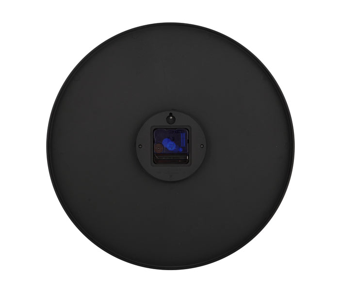 Nextime Ne-3004 Wandklok Dia. 39 Cm, Plastic, 3D, Grijs, 'La Ville'