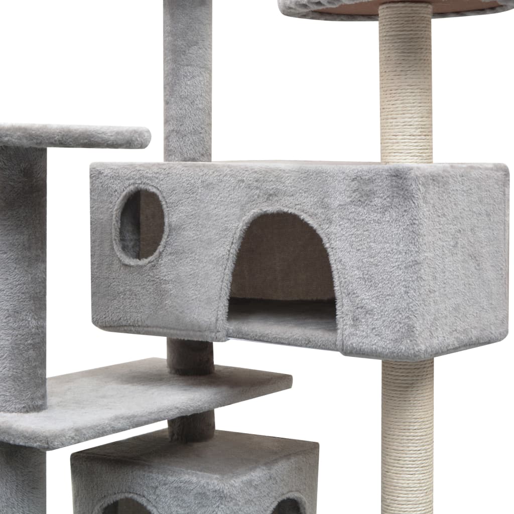 Arbre À Chat Avec Griffoirs En Sisal 125 Cm