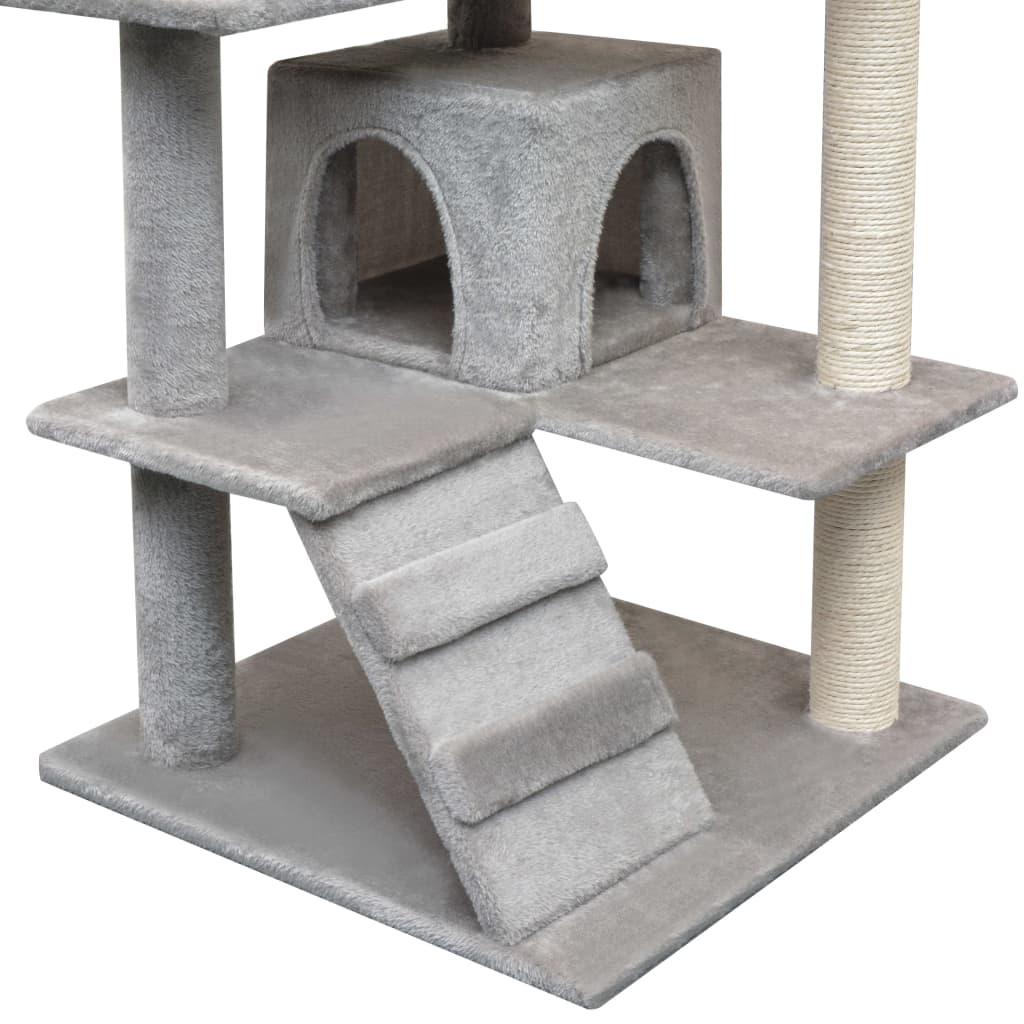 Arbre À Chat Avec Griffoirs En Sisal 125 Cm