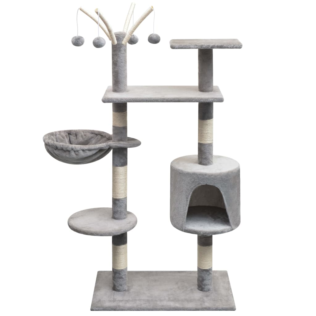 Arbre À Chat Avec Griffoirs En Sisal 125 Cm