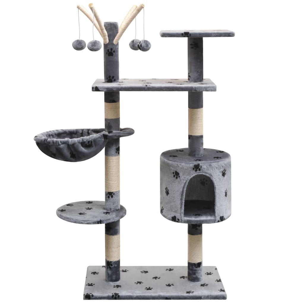 Arbre À Chat Avec Griffoirs En Sisal 125 Cm