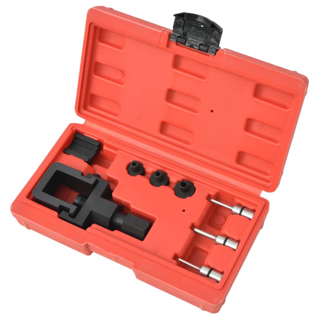 Kit De Disjoncteur Et De Rivetage De Chaîne Moto 8 Pcs