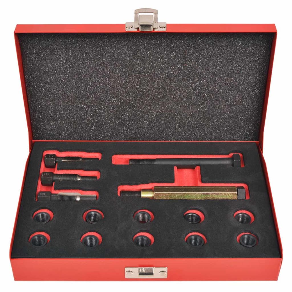 Kit Réparation Filetage Bougie De Préchauffage 15 Pcs M10X1,0Mm