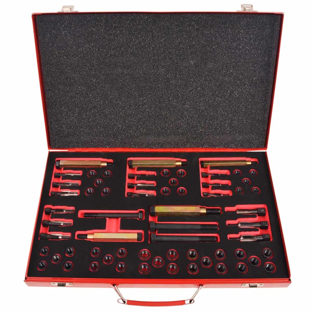 Kit Réparation Filetage Bougie Préchauffage 63Pcs M8 M9 M10 M12