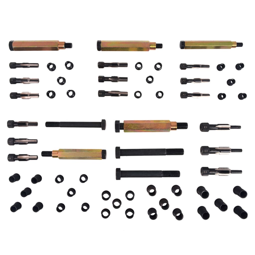 Kit Réparation Filetage Bougie Préchauffage 63Pcs M8 M9 M10 M12