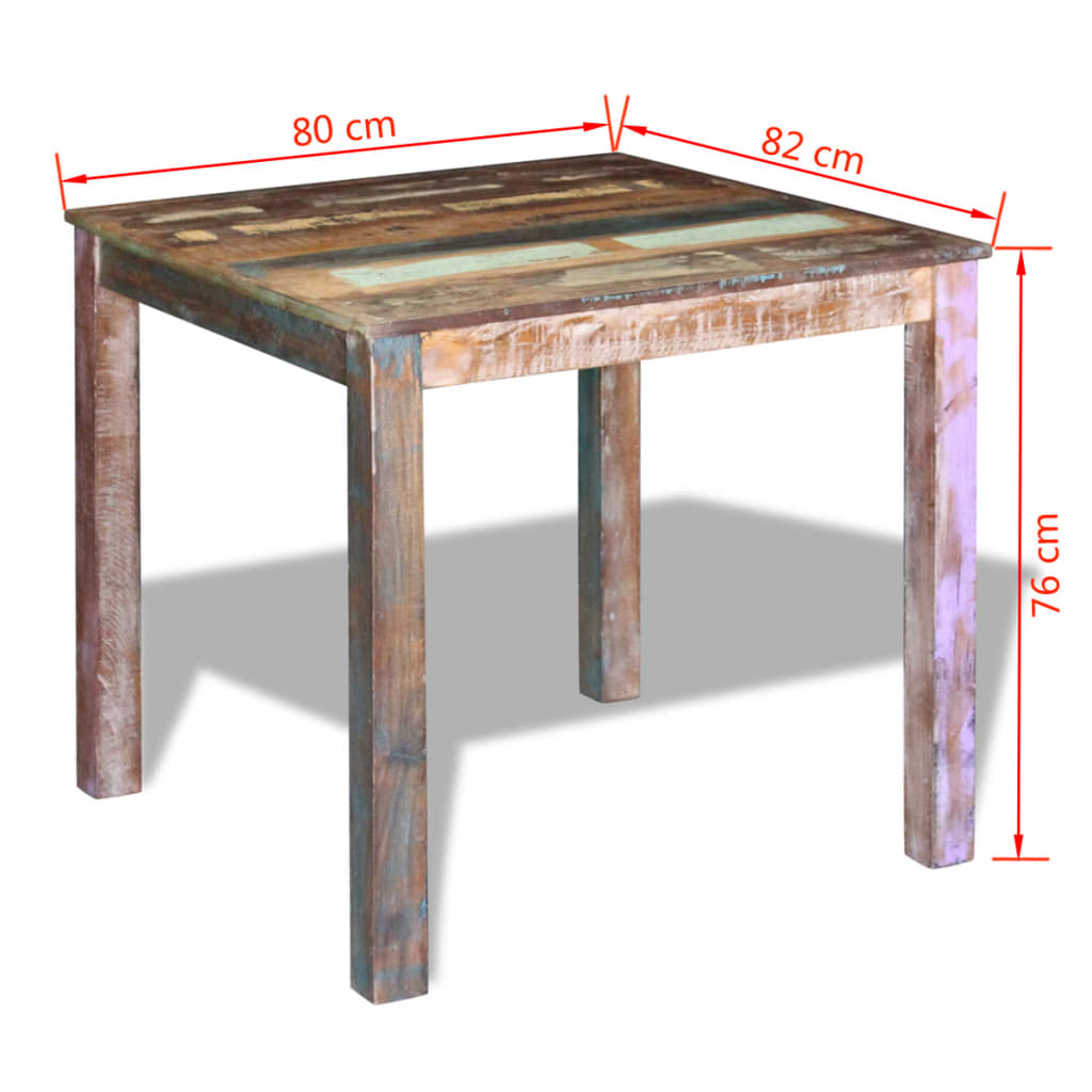 Table De Salle À Manger Bois De Récupération Massif
