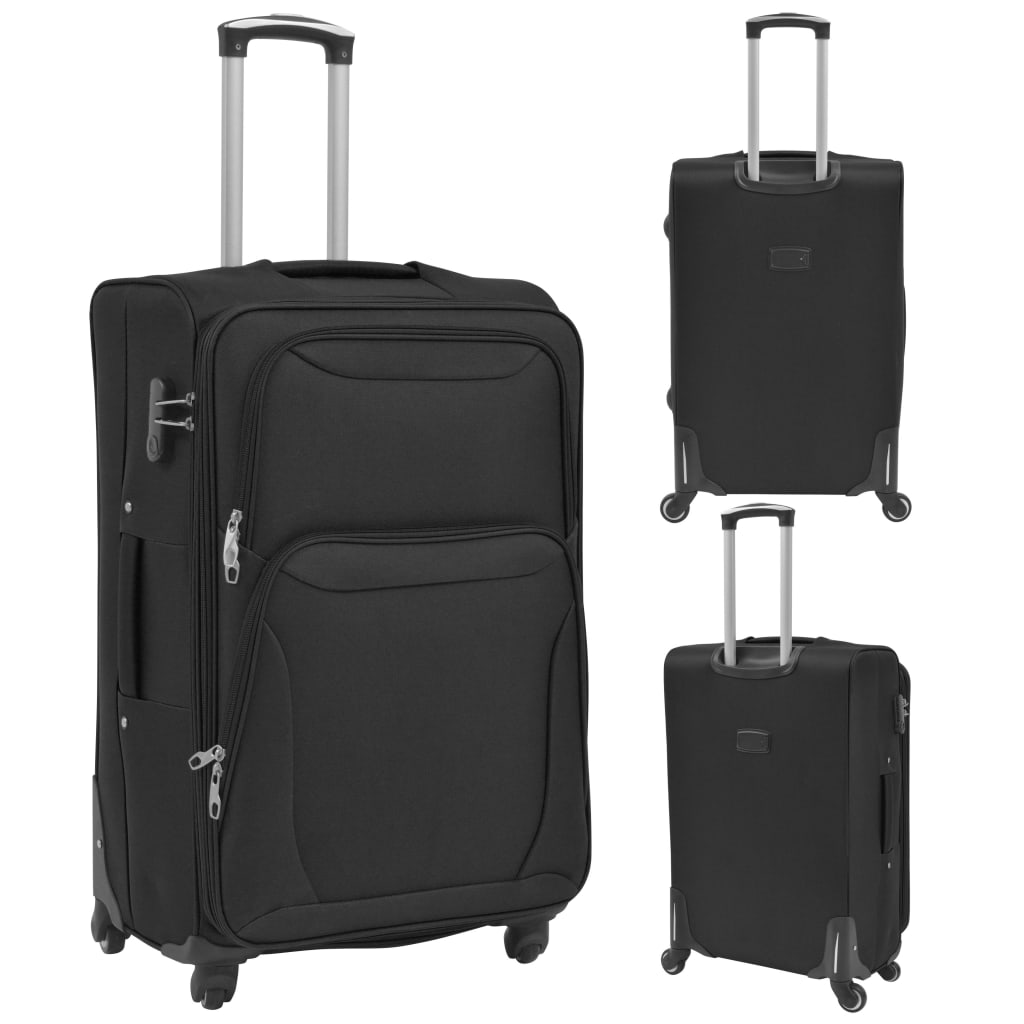 Ensemble De Valises Souples 3 Pcs