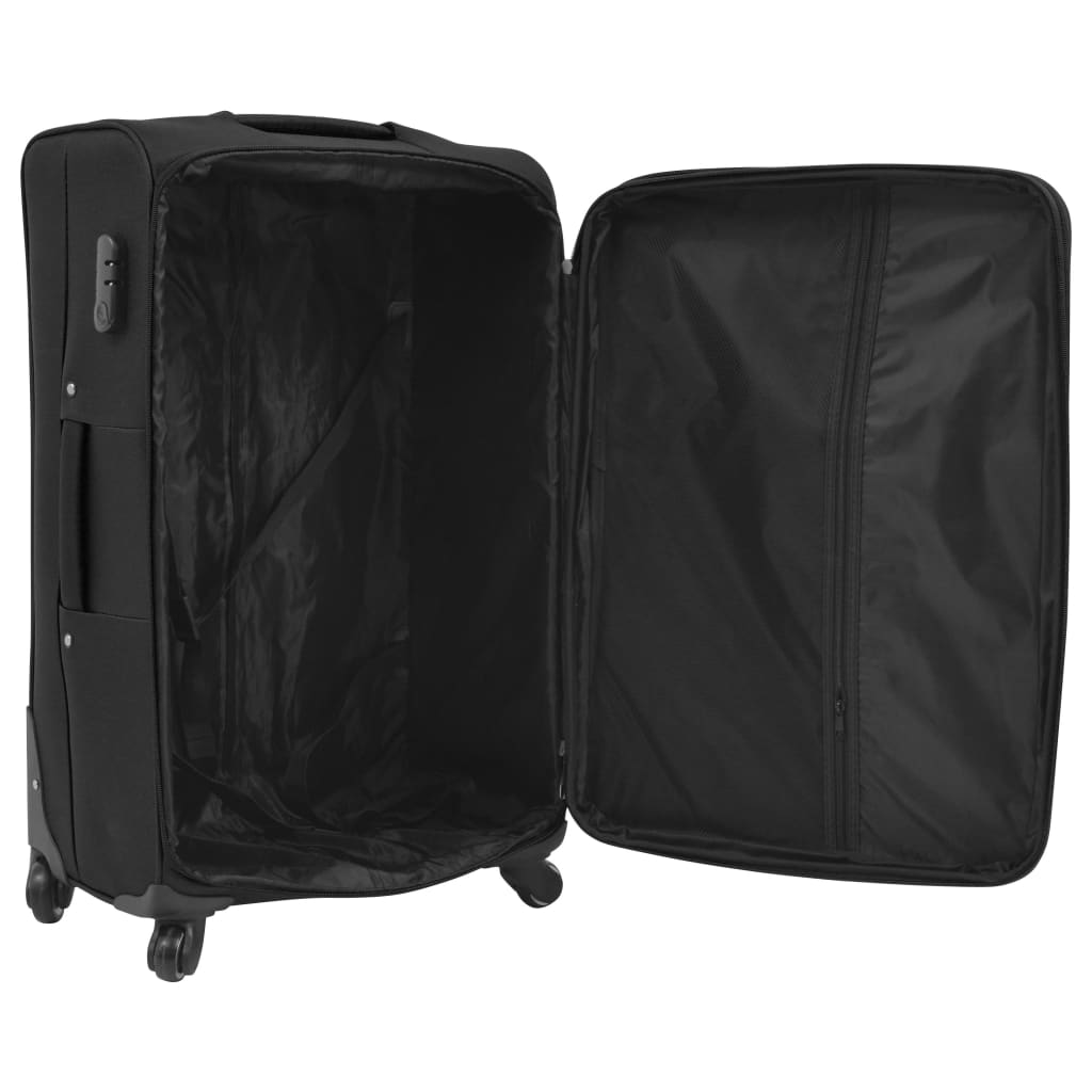 Ensemble De Valises Souples 3 Pcs