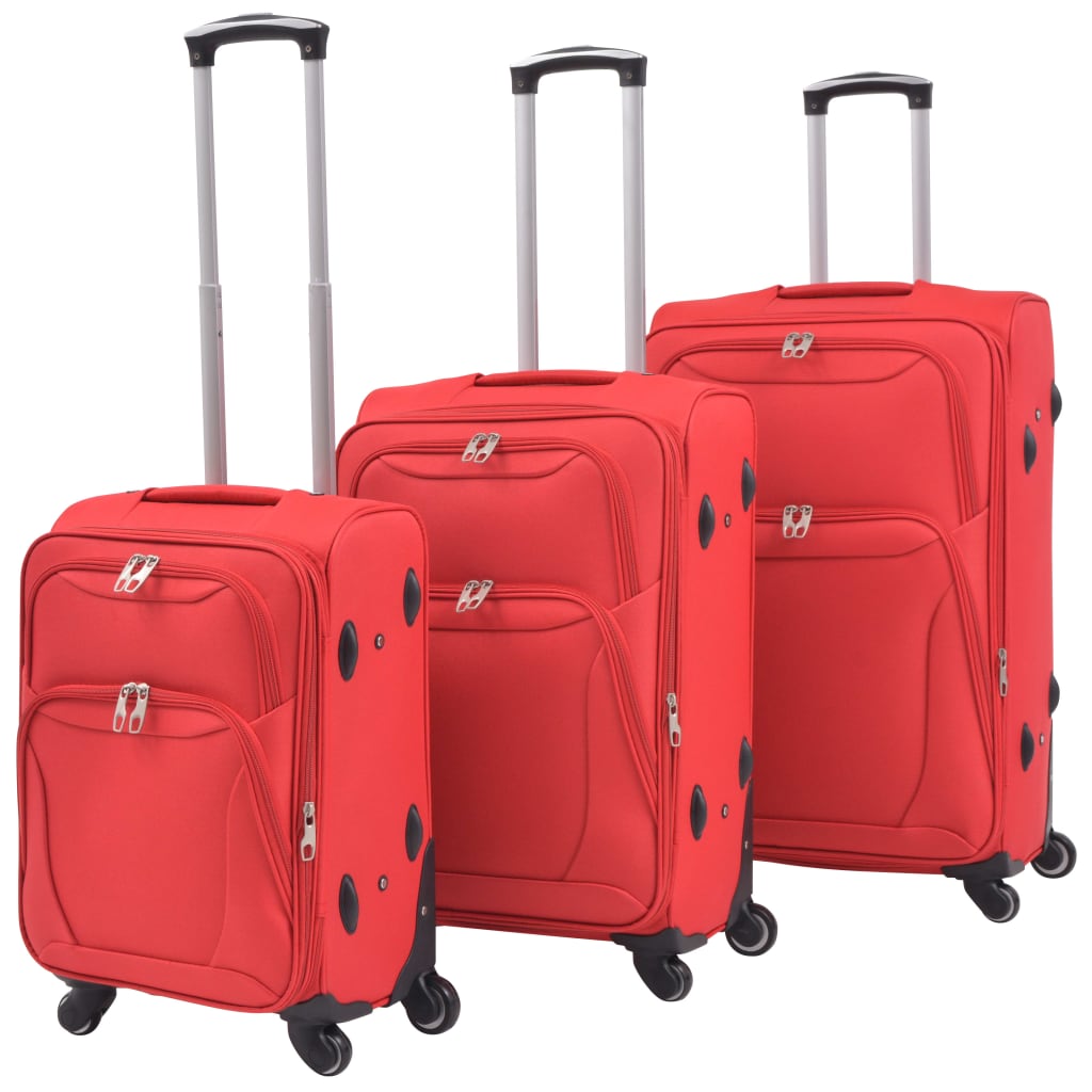 Ensemble De Valises Souples 3 Pcs