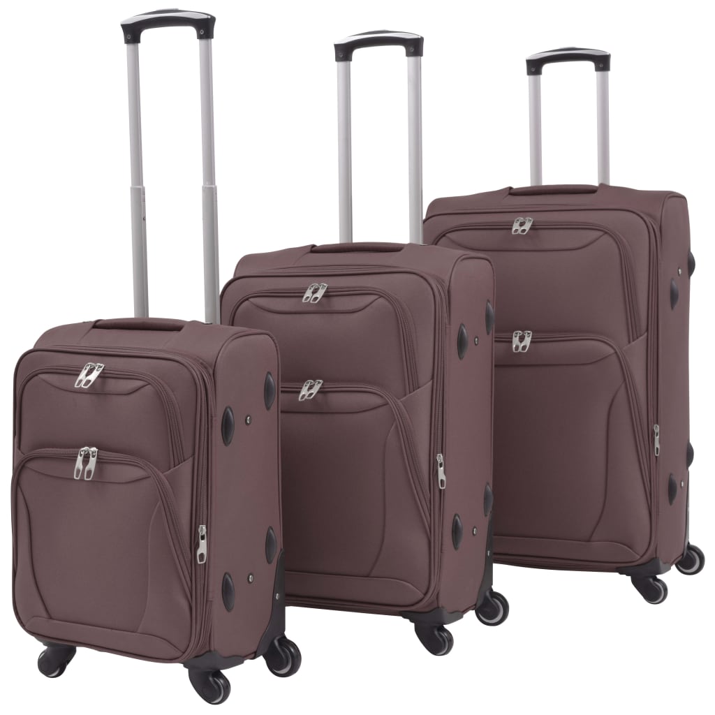 Ensemble De Valises Souples 3 Pcs