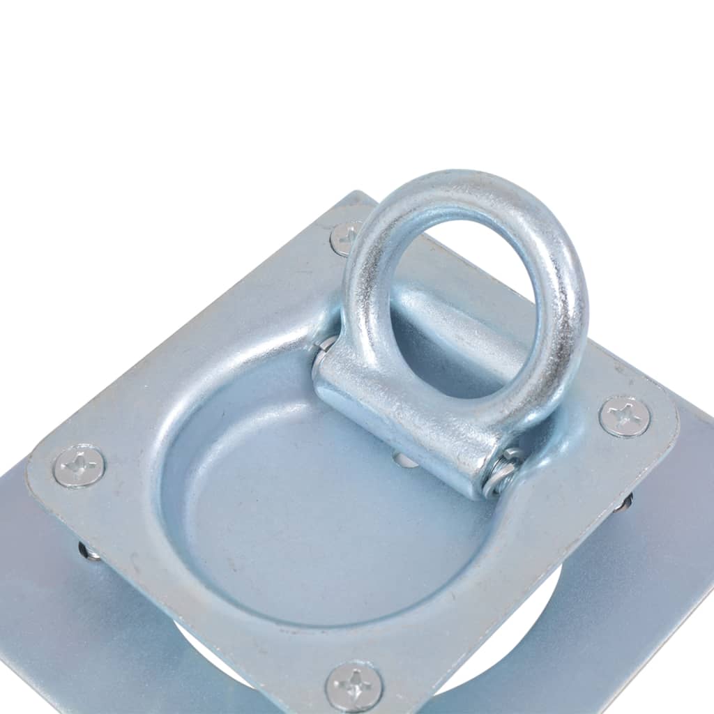 Anneau D'arrimage Pour Remorque 6 Pcs Acier Galvanisé 2000 Kg