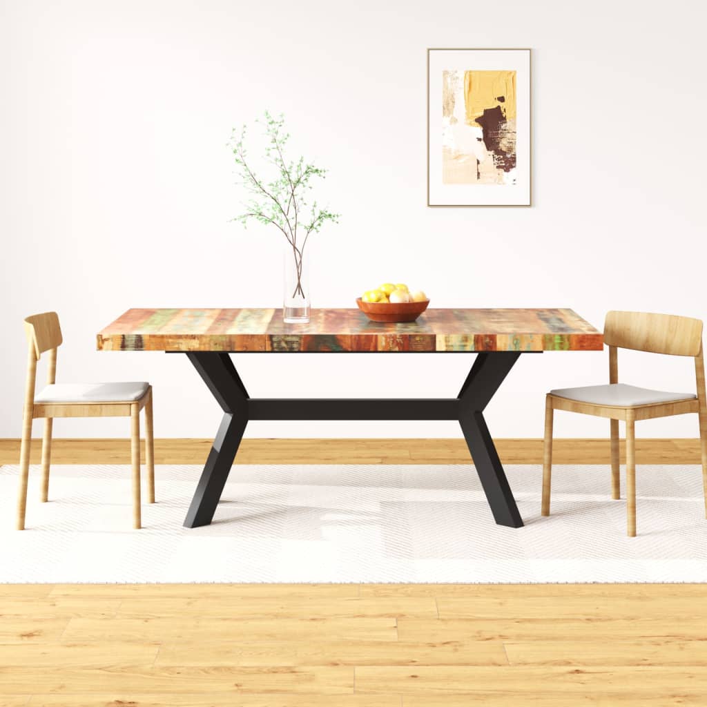 Table À Manger Bois De Récupération Massif