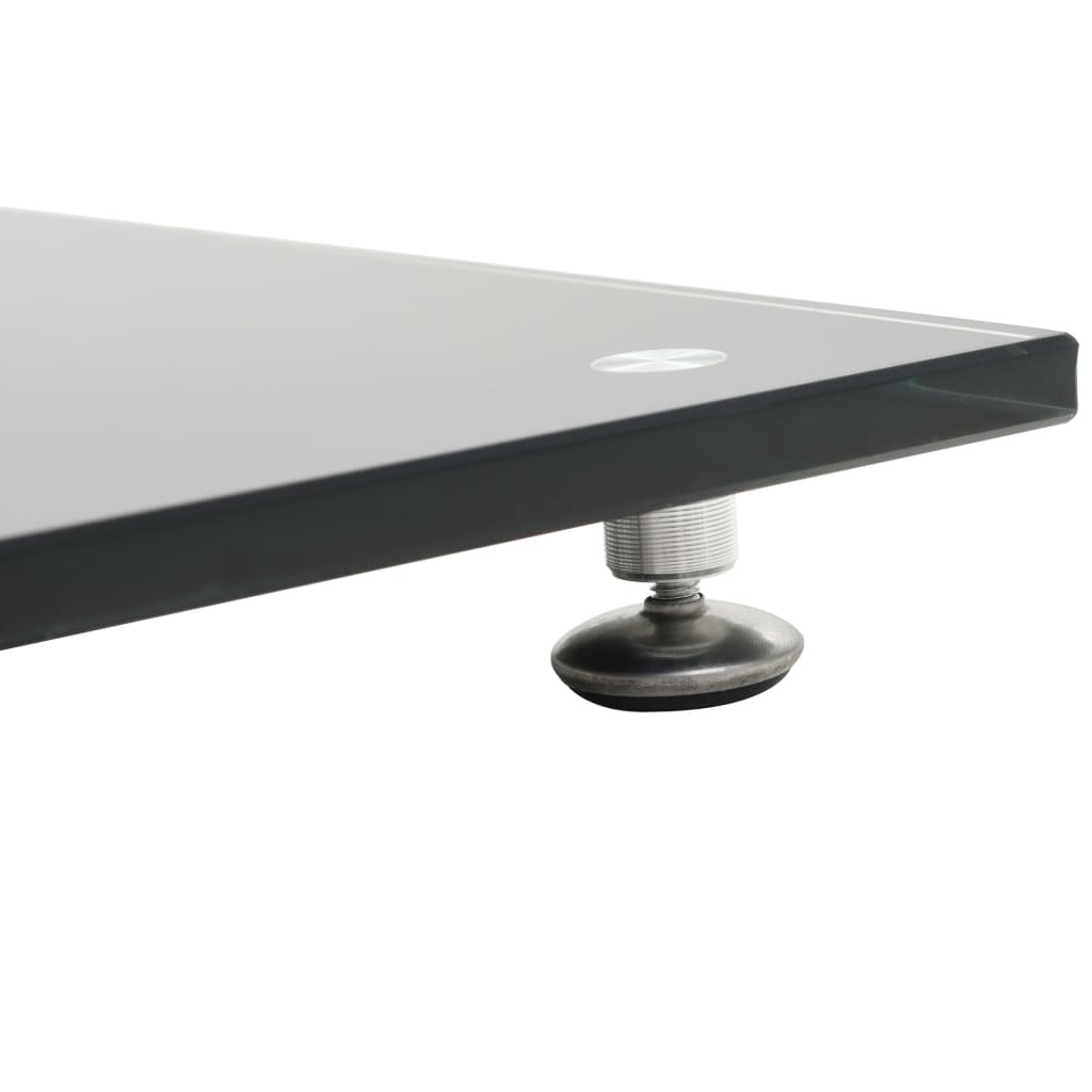 Support Haut-Parleur 2Pc Verre Trempé Design 2 Colonnes