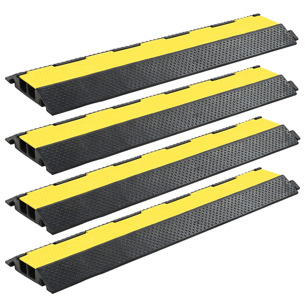 Rampe De Protection De Câble 1 Canal Caoutchouc 100Cm