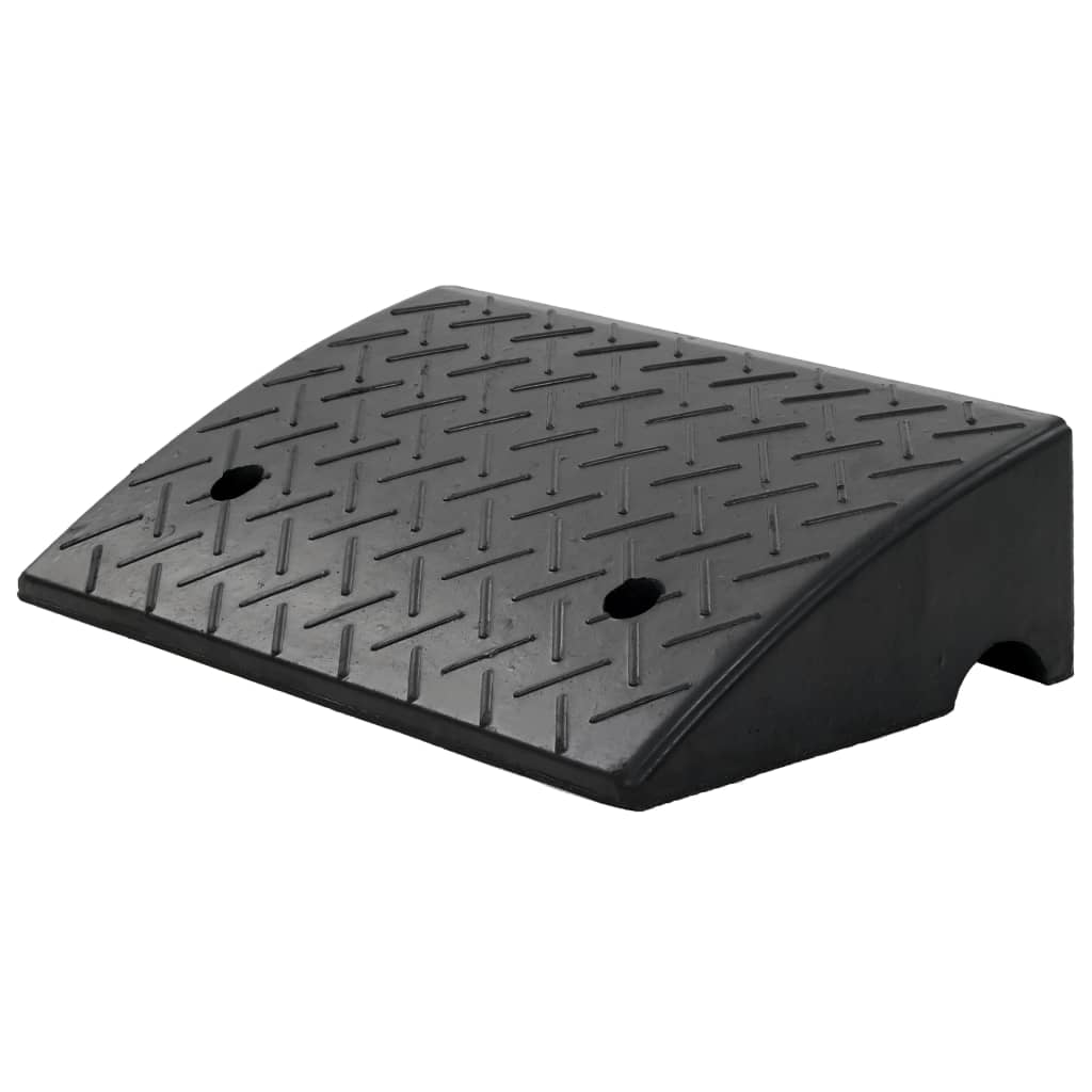 Rampe De Bordure De Trottoir Caoutchouc 50X32,5X14 Cm