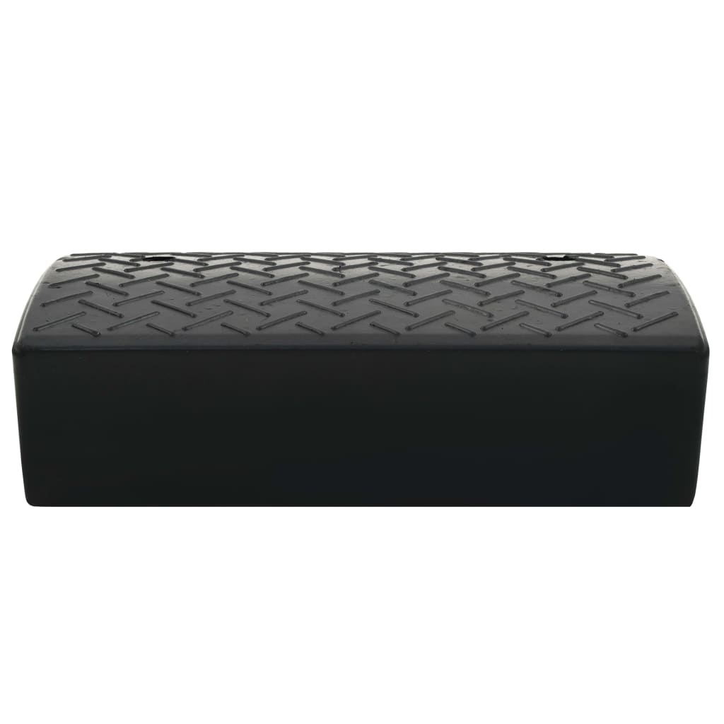 Rampe De Bordure De Trottoir Caoutchouc 50X32,5X14 Cm