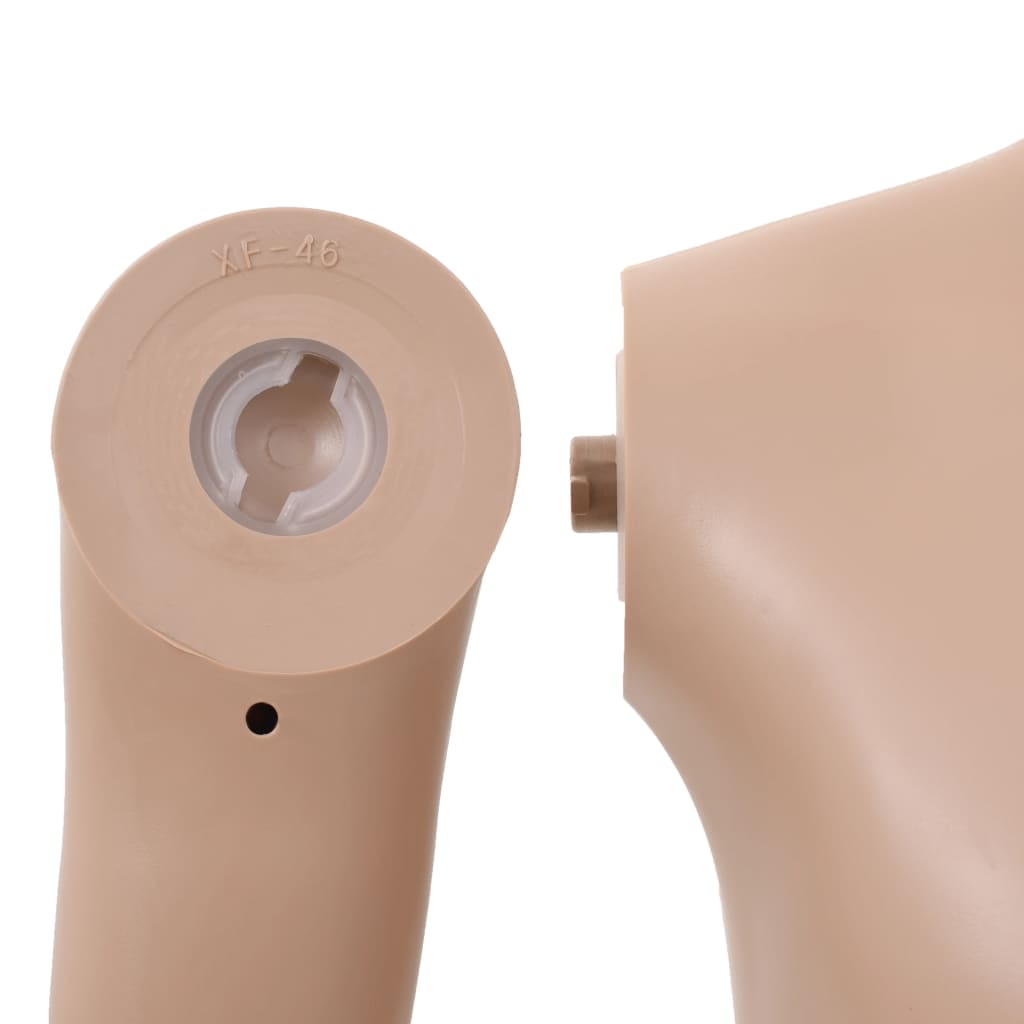 Mannequin Enfant Corps Complet Avec Base Verre Beige 140 Cm