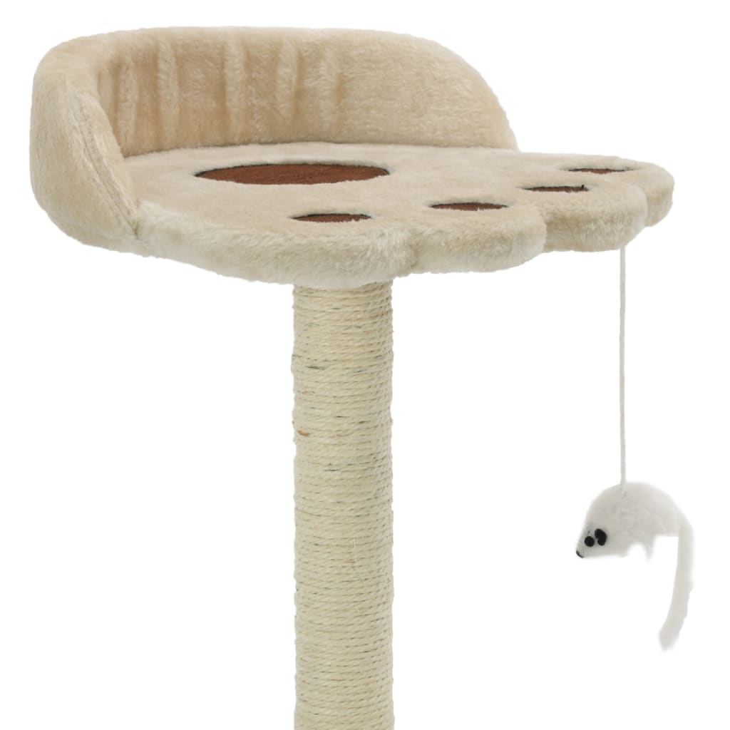 Arbre À Chat Avec Griffoir En Sisal Et Marron