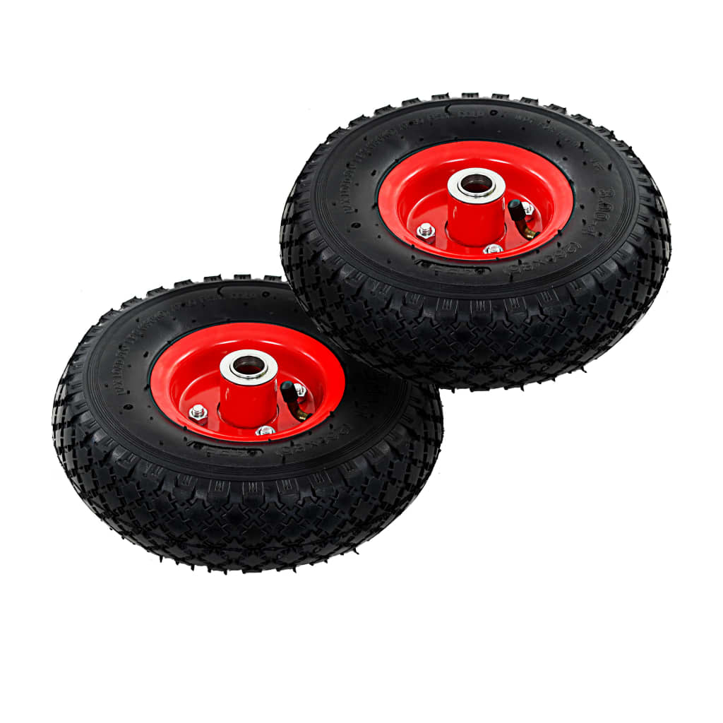 Roues De Diable 2 Pcs Caoutchouc 3.00-4 (245X82)