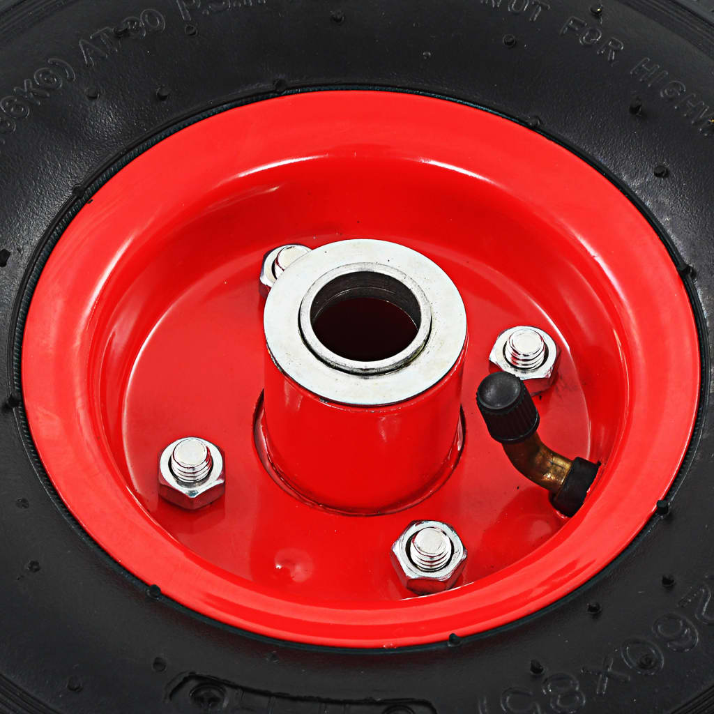 Roues De Diable 2 Pcs Caoutchouc 3.00-4 (245X82)