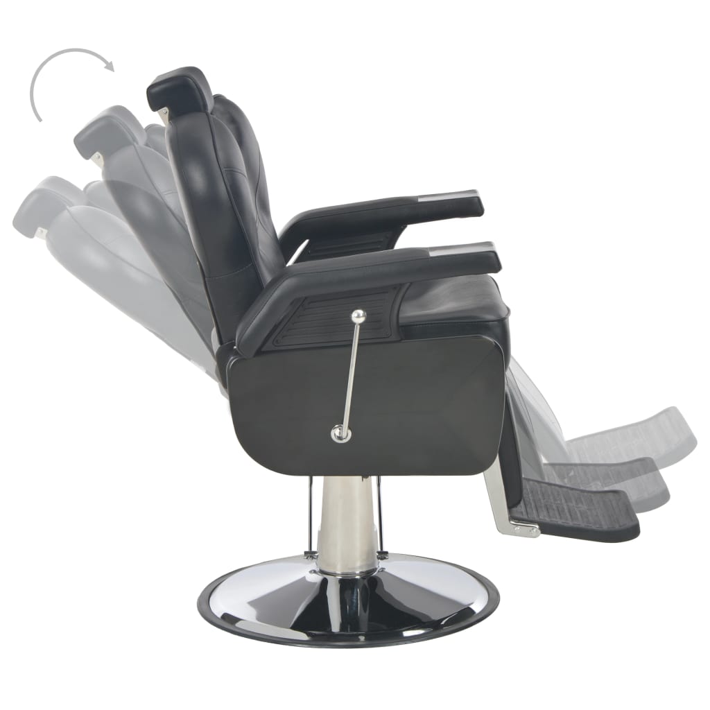 Chaise De Barbier Noir 72X68X98 Cm Similicuir