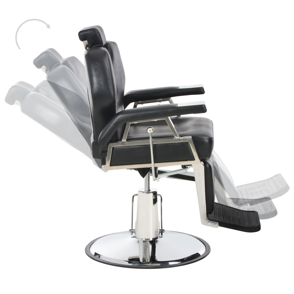 Chaise De Barbier Noir 72X68X98 Cm Similicuir