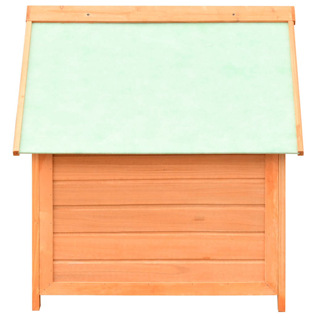 Niche Pour Chiens Bois De Pin Et De Sapin Massif 72X85X82 Cm