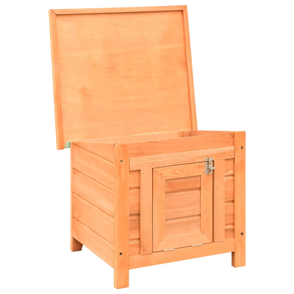 Maison De Chat Pin Massif Et Sapin 50 X 46 X 43,5 Cm