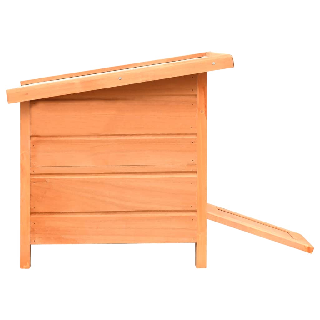 Maison De Chat Pin Massif Et Sapin 50 X 46 X 43,5 Cm