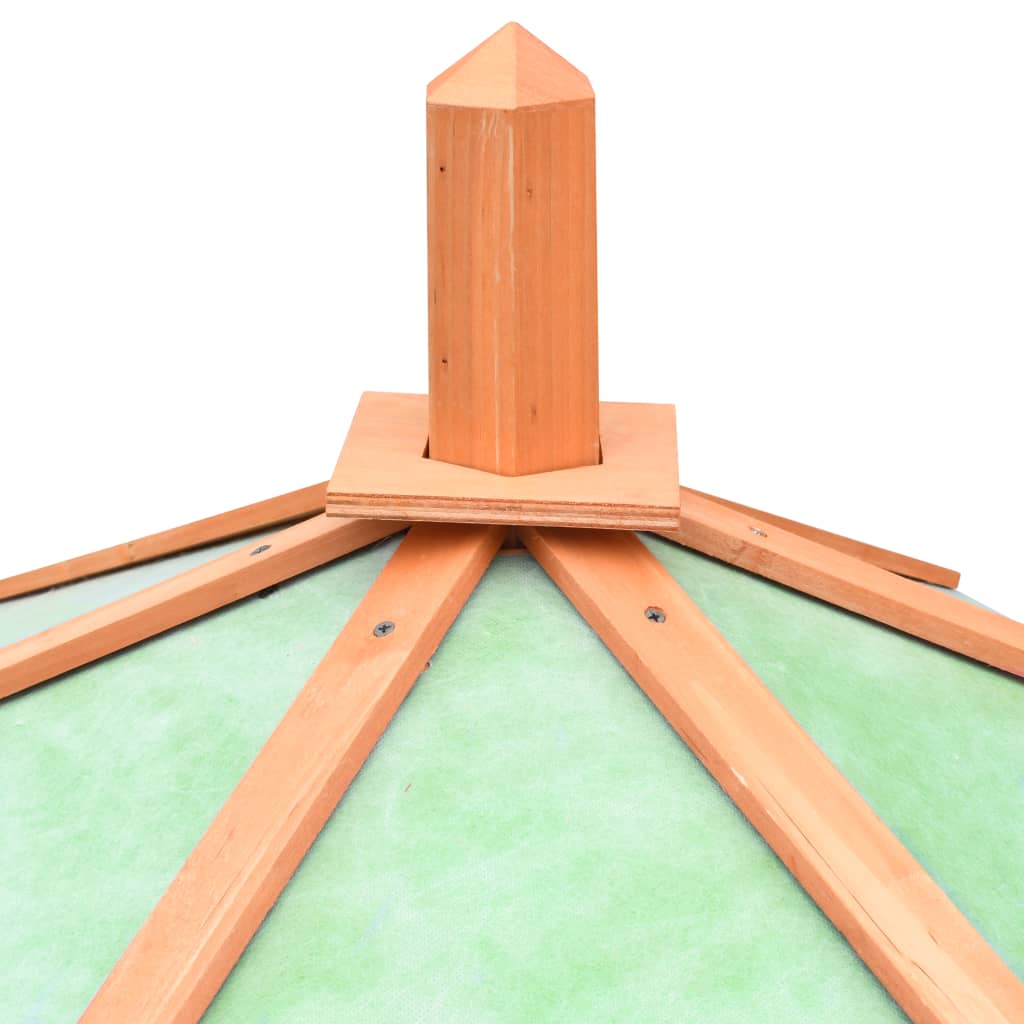 Poulailler Bois De Pin Massif Et Sapin 126X117X125 Cm