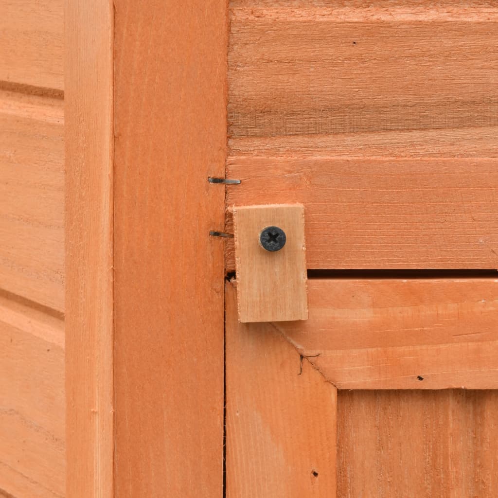 Poulailler Bois De Pin Massif Et Sapin 126X117X125 Cm