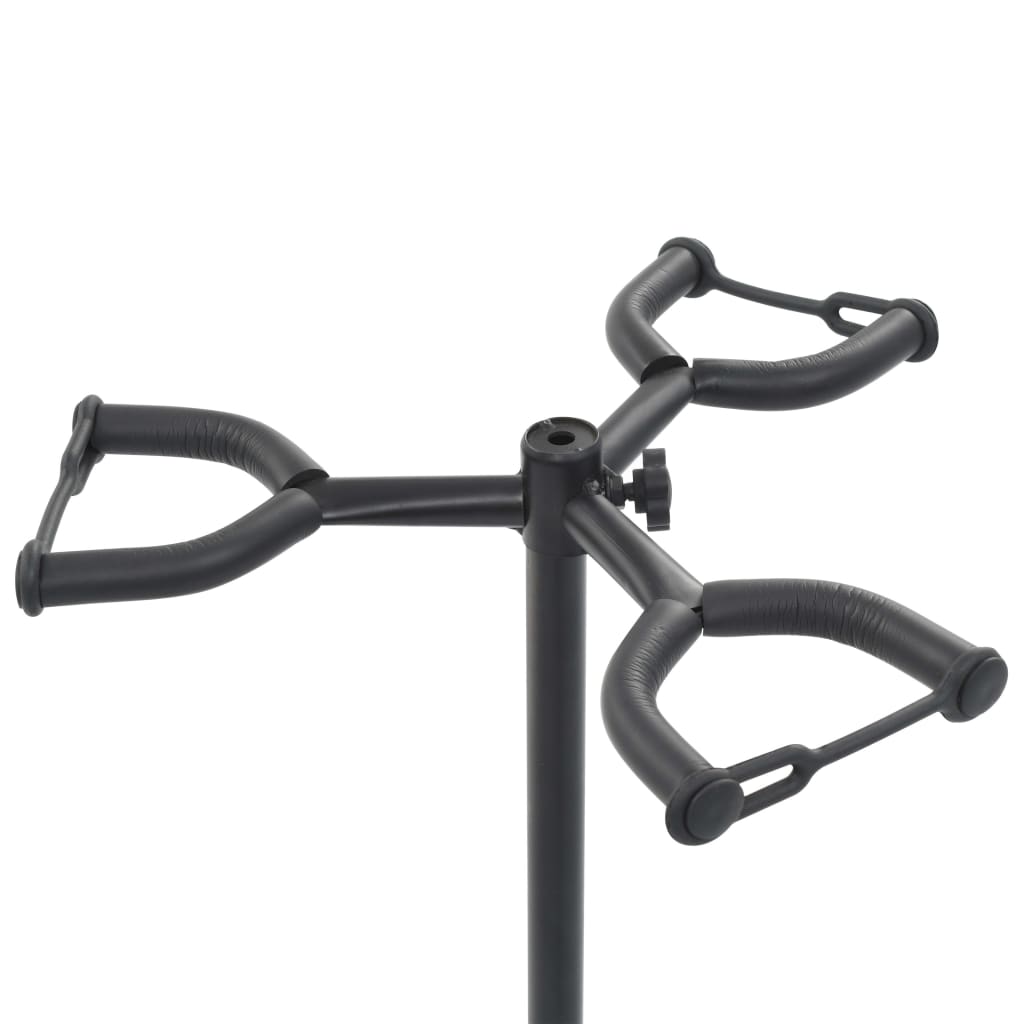 Support De Guitare Noir Acier
