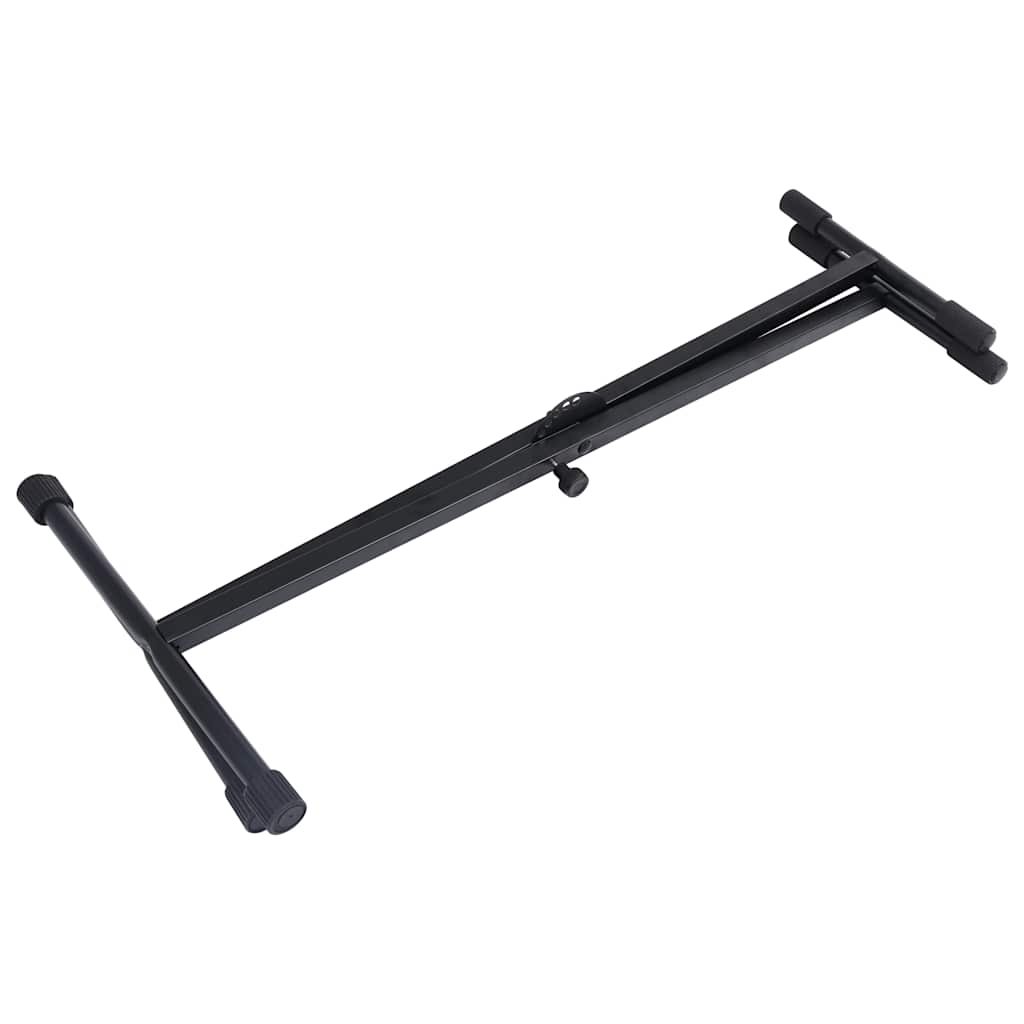 Ensemble De Support De Clavier Et De Tabouret Noir