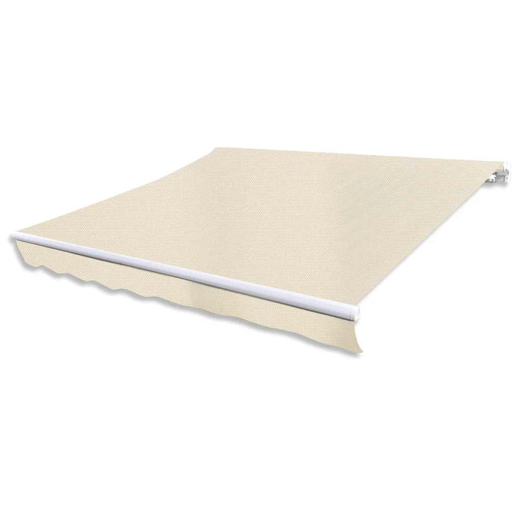 Auvent Pliable Manuel 300 Cm Bleu/Blanc