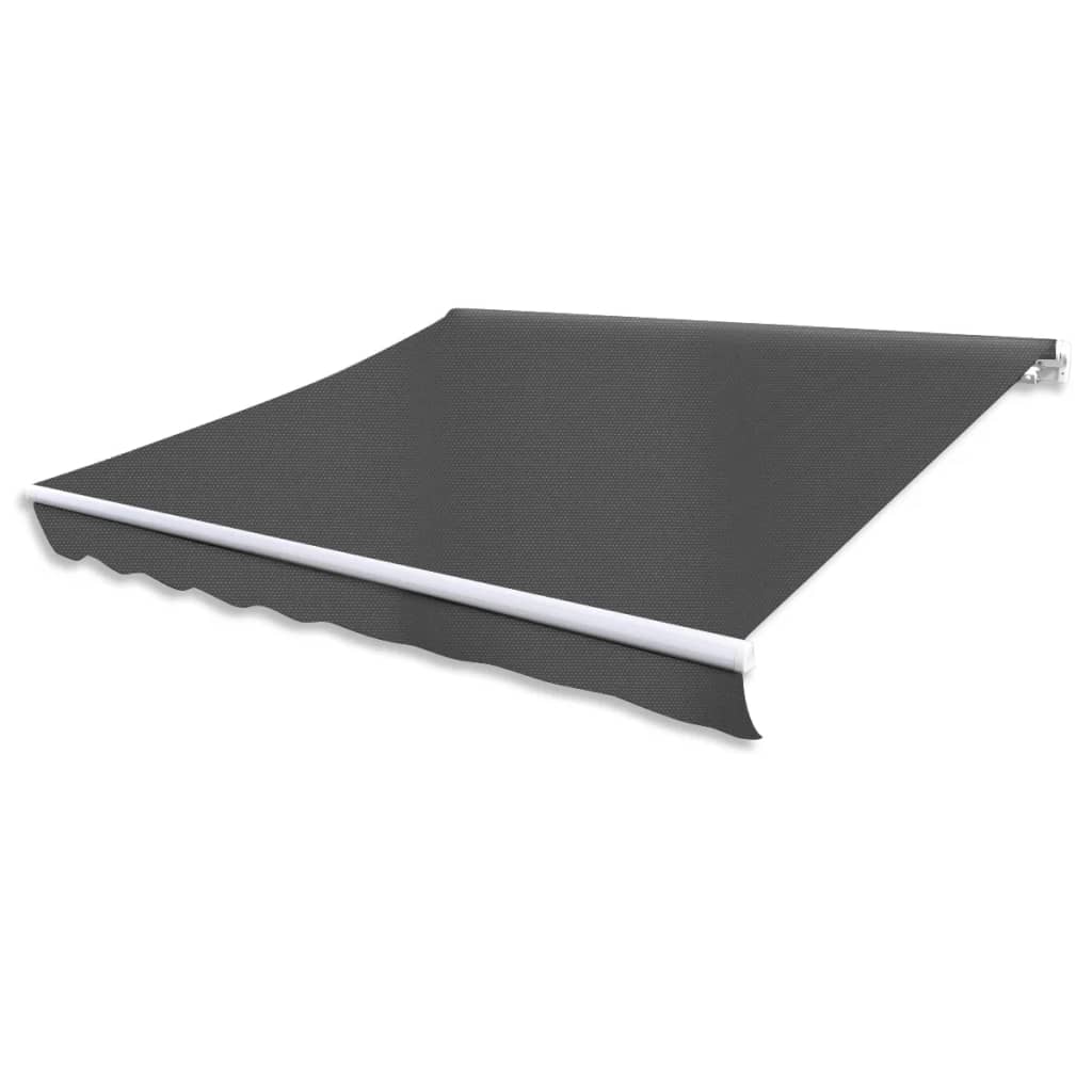 Auvent Pliable Manuel 300 Cm Bleu/Blanc