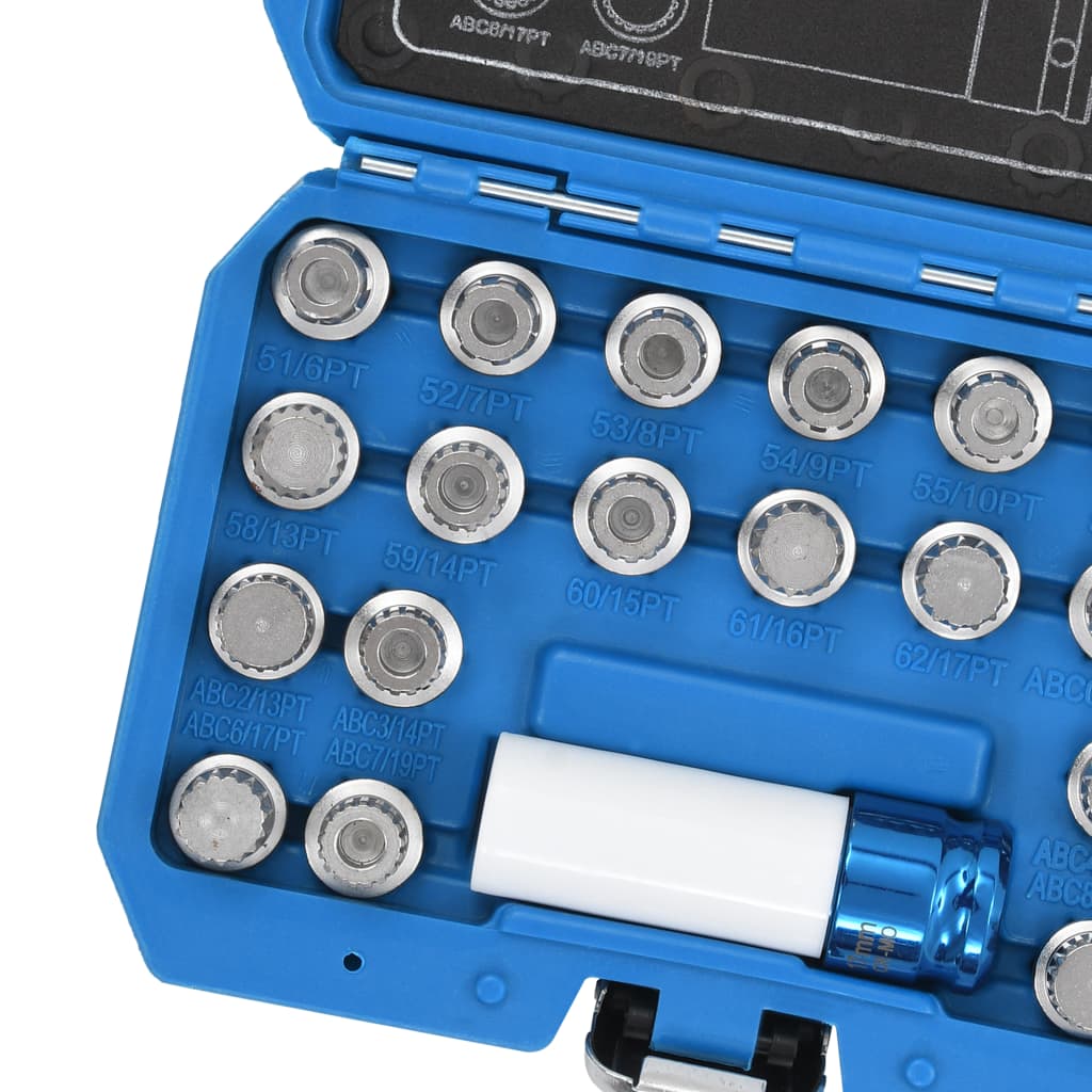 Jeu De Douilles De Verrouillage De Jante 23 Pcs Pour Vag
