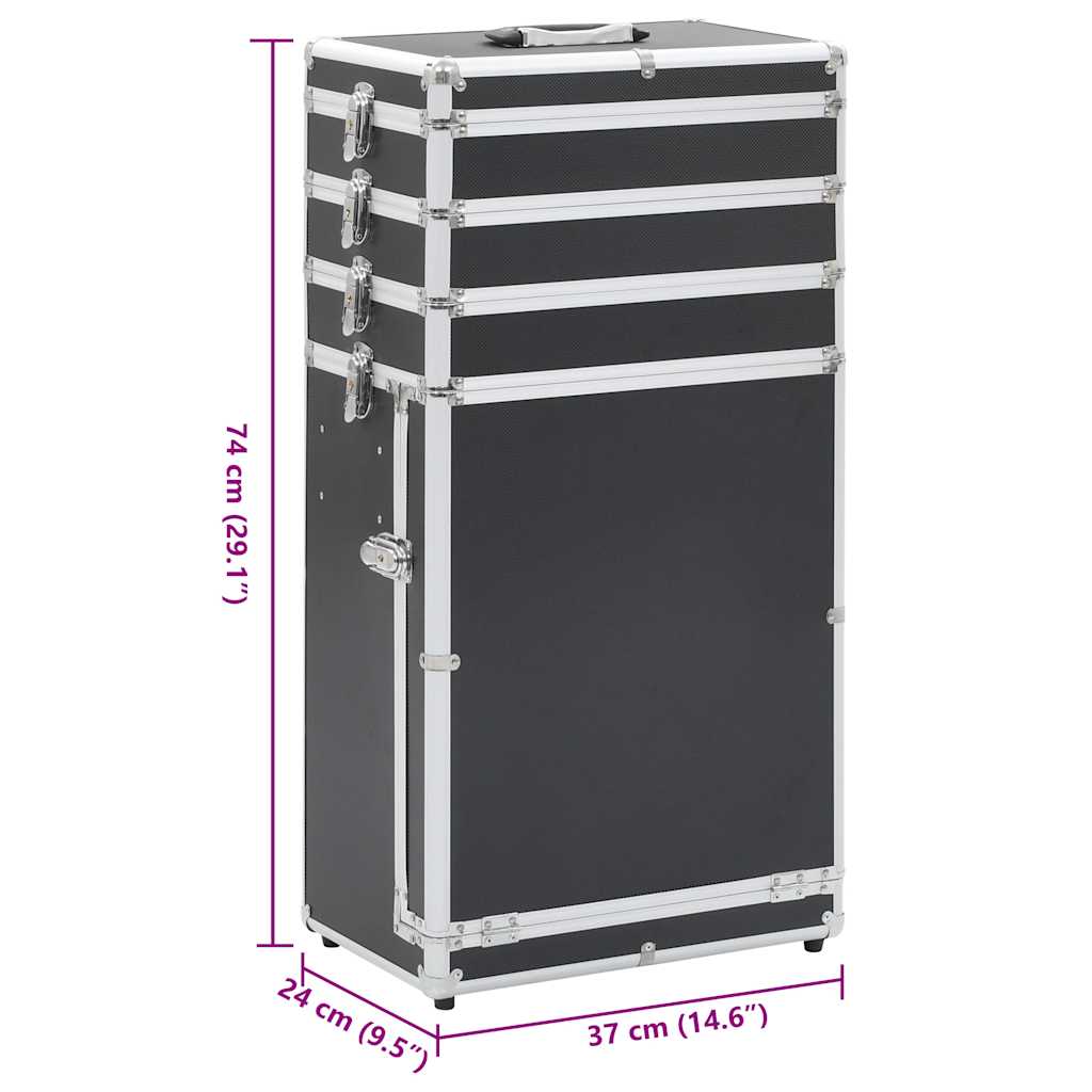Chariot De Maquillage Aluminium