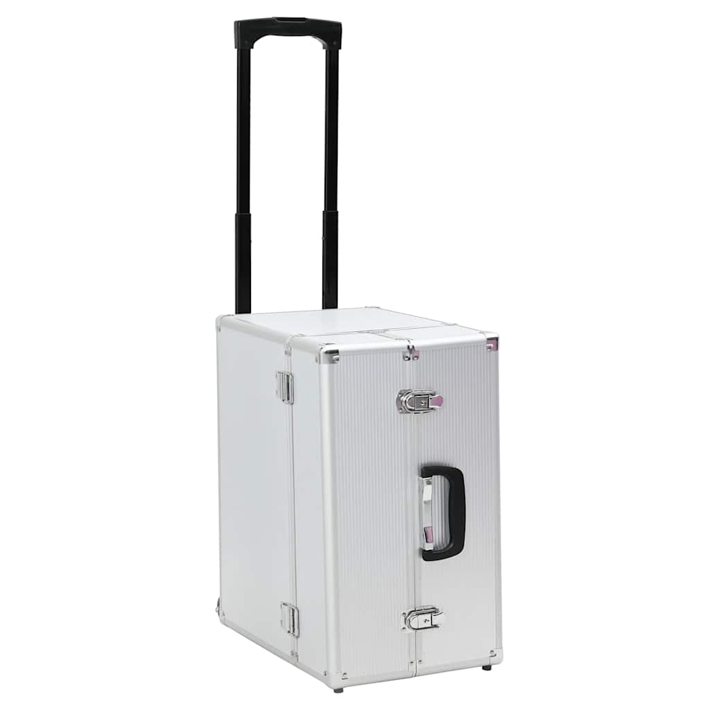 Valise De Pilote Argenté Aluminium