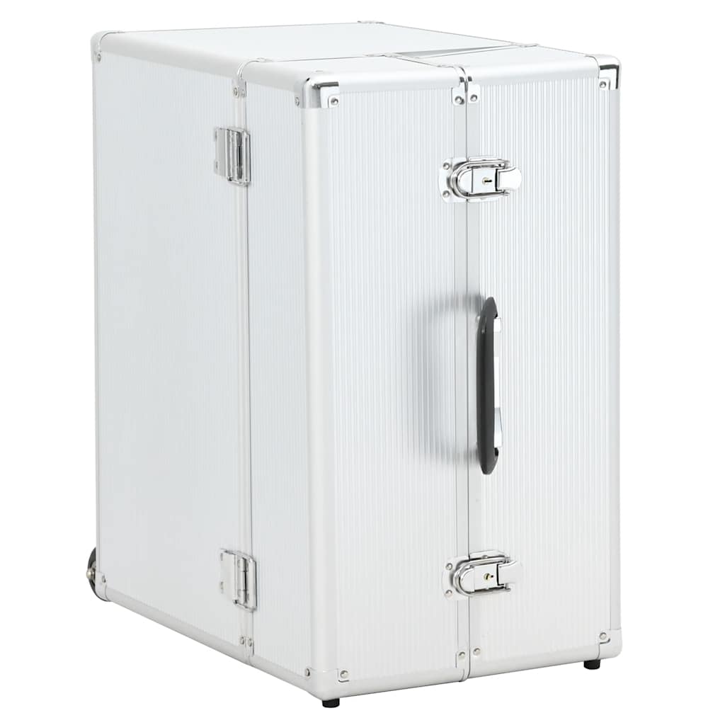 Valise De Pilote Argenté Aluminium
